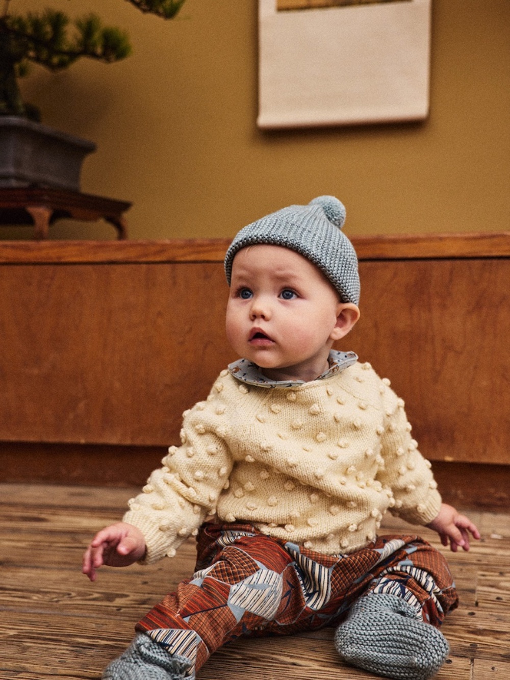 NWT Misha And Puff Popcorn Sweater in String